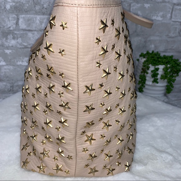 🆂🅾🅻🅳 Jimmy Choo Sasha Star-Studded Tote Bag - Picture 8 of 16